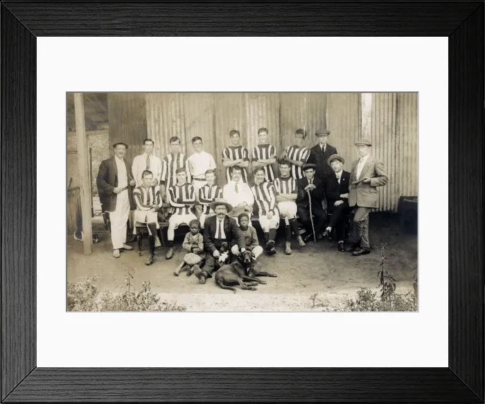 Framed Print : British football team near Nova Lima, Minas Gerais, Brazil Framed Print : British football team near Nova Lima, Minas Gerais, Brazil