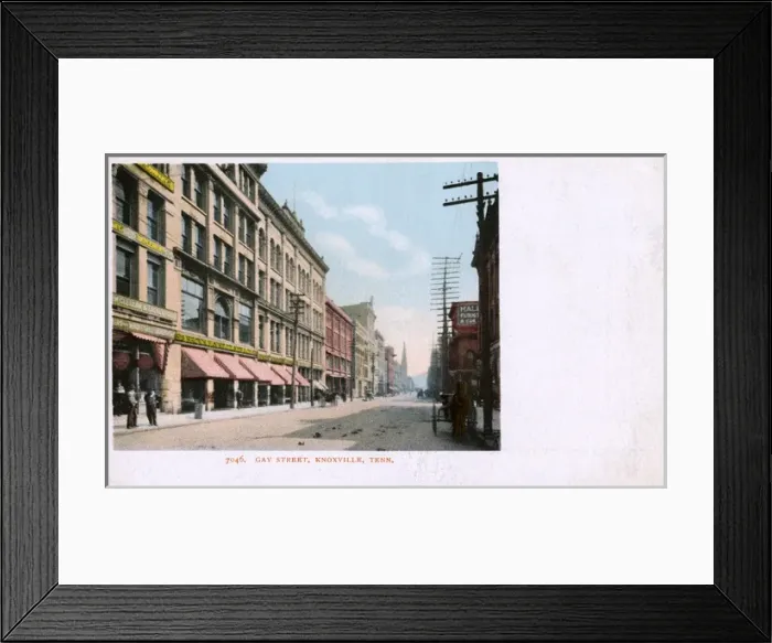 Framed Print : Gay Street, Knoxville, Tennessee, USA Framed Print : Gay Street, Knoxville, Tennessee, USA