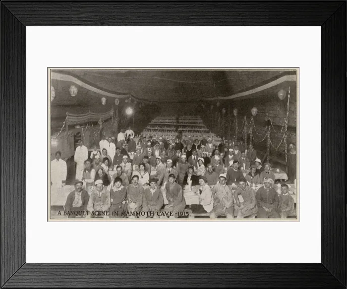 Framed Print : Banquet in Mammoth Cave, Kentucky, USA Framed Print : Banquet in Mammoth Cave, Kentucky, USA