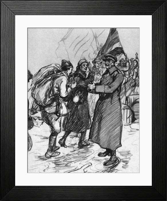 Framed Print : Chinese Labour Corps leaving for China after WW1 Framed Print : Chinese Labour Corps leaving for China after WW1