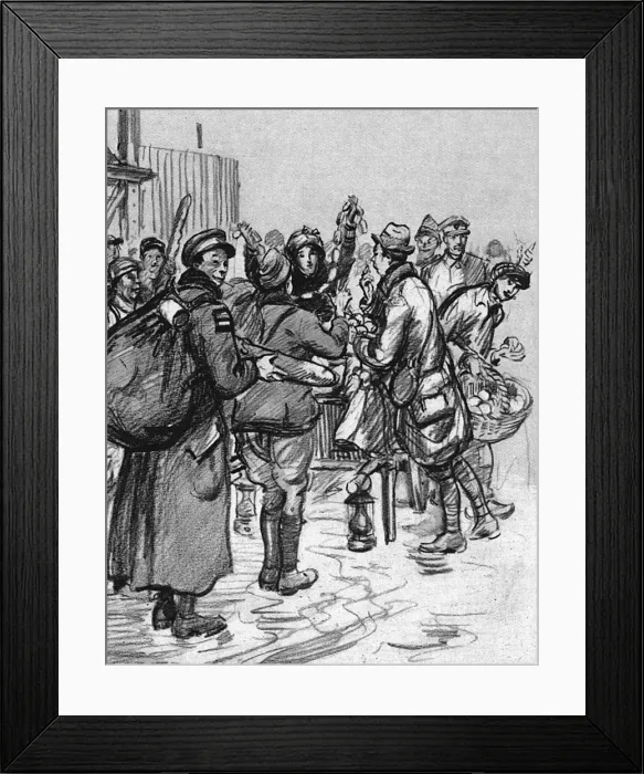 Framed Print : Chinese Labour Corps leaving for China after WW1 Framed Print : Chinese Labour Corps leaving for China after WW1