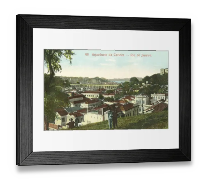 Framed Print : Carioca Aqueduct, Rio de Janeiro, Brazil