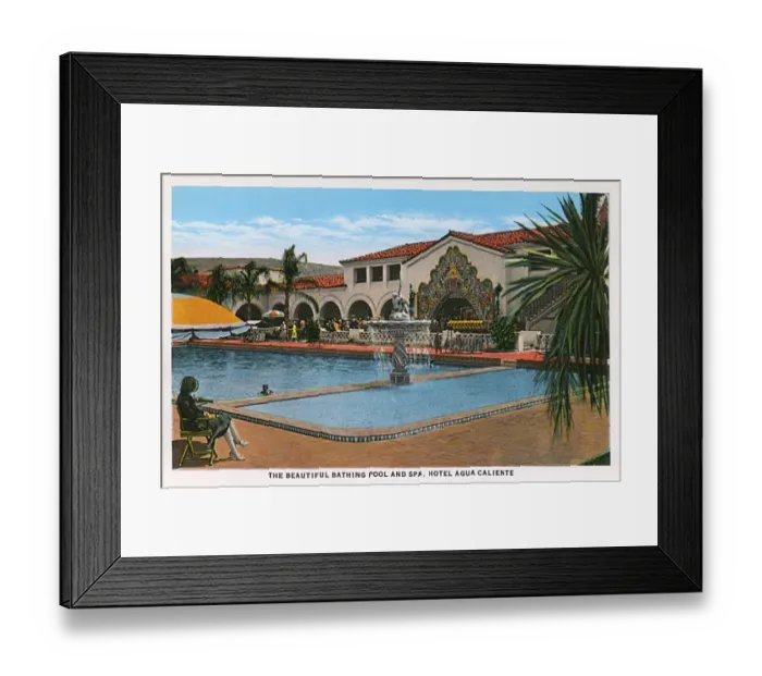 Framed Print : Swimming pool at Hotel Agua Caliente, Tijuana, Mexico Framed Print : Swimming pool at Hotel Agua Caliente, Tijuana, Mexico