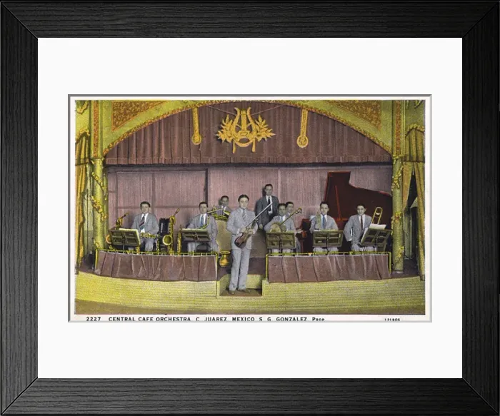 Framed Print : Central Cafe Orchestra, Juarez, Chihuaha, Mexico Framed Print : Central Cafe Orchestra, Juarez, Chihuaha, Mexico