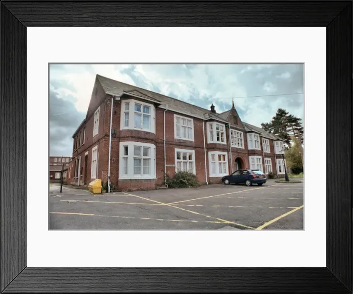 Framed Print : Former Chelmsford Workhouse admin block, 2000 Framed Print : Former Chelmsford Workhouse admin block, 2000