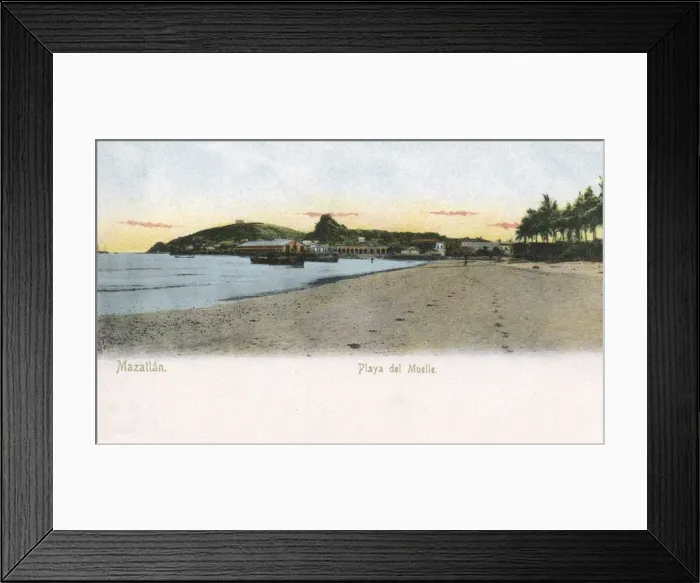 Framed Print : Playa del Muelle, Mazatlan, Sinaloa, Mexico Framed Print : Playa del Muelle, Mazatlan, Sinaloa, Mexico