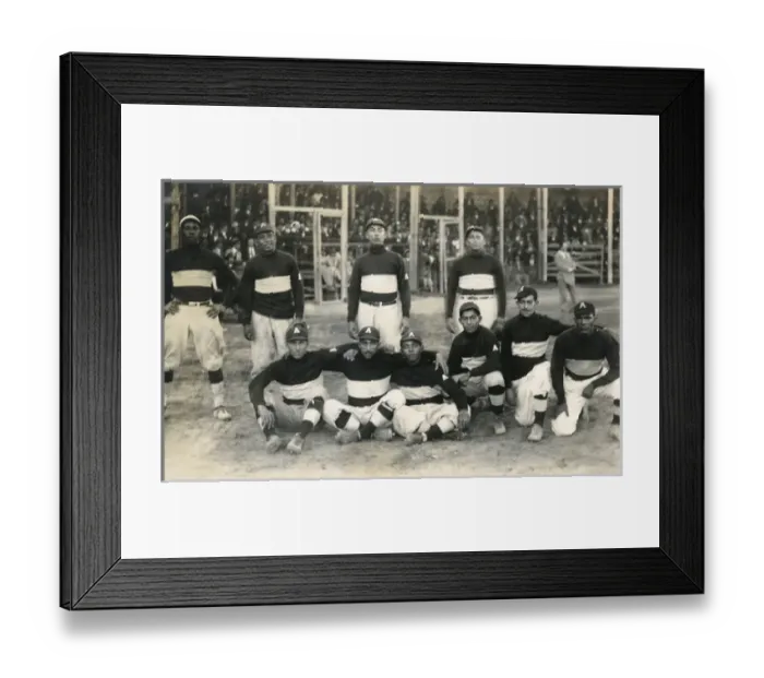 Framed Print : Group photo, black baseball team, USA Framed Print : Group photo, black baseball team, USA