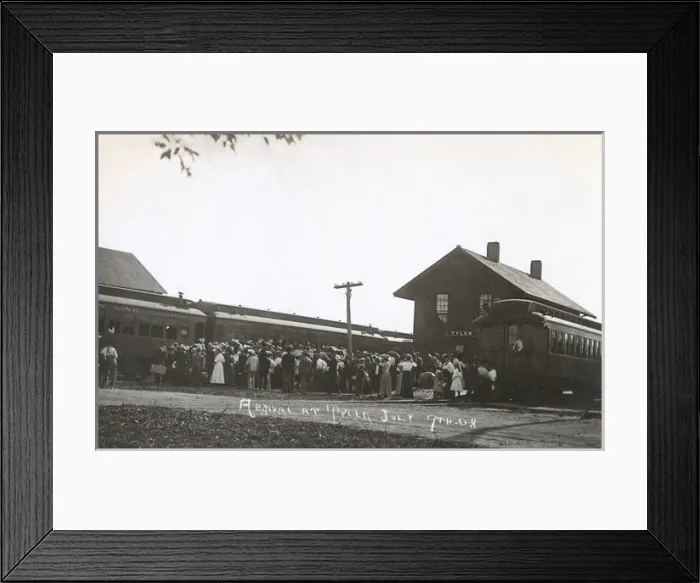 Framed Print : Tyler railway station, Minnesota, USA Framed Print : Tyler railway station, Minnesota, USA