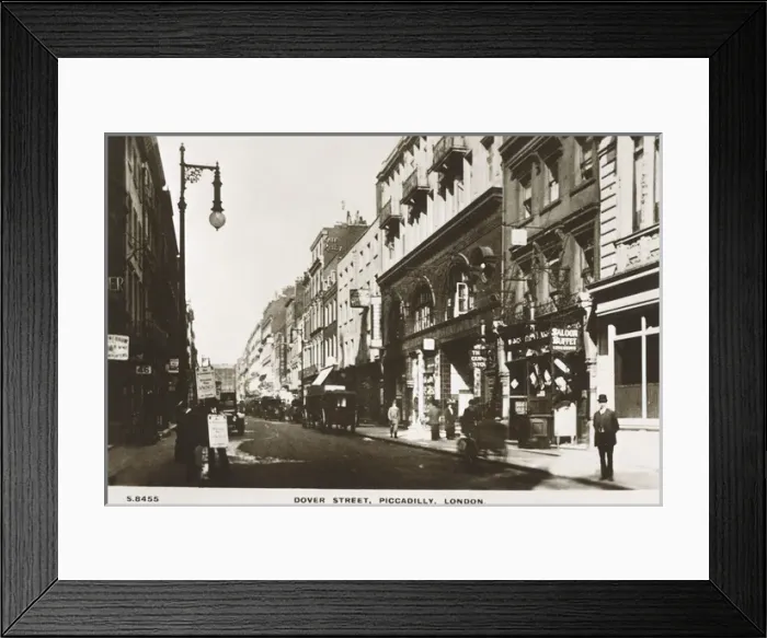 Framed Print : Dover Street, Piccadilly, London Framed Print : Dover Street, Piccadilly, London