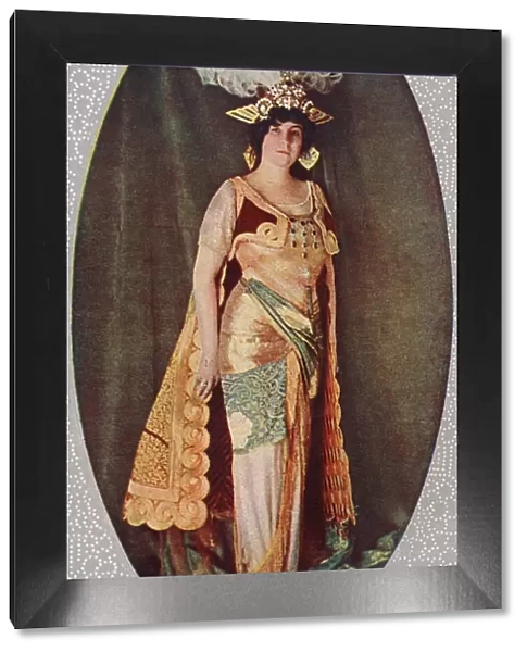 Comtesse A de Chabrillan at Persian ball, 1912