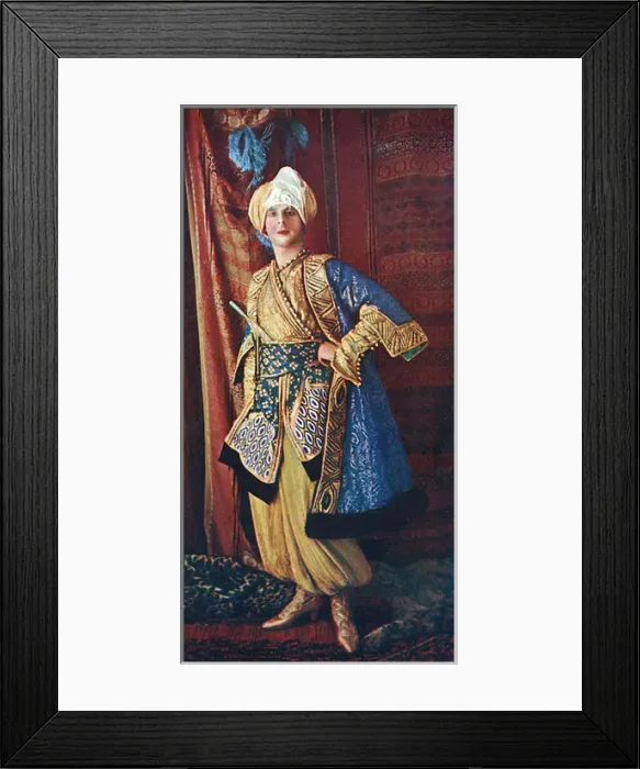 Framed Print : Francis de Croisset at Persian ball, 1912 Framed Print : Francis de Croisset at Persian ball, 1912