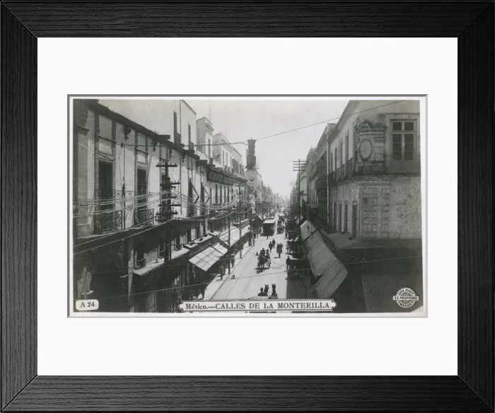 Framed Print : Calles de la Monterilla, Mexico City, Mexico Framed Print : Calles de la Monterilla, Mexico City, Mexico
