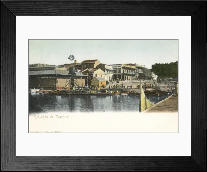 Framed Print : Waterfront in Tampico, Tamaulipas, Mexico Framed Print : Waterfront in Tampico, Tamaulipas, Mexico