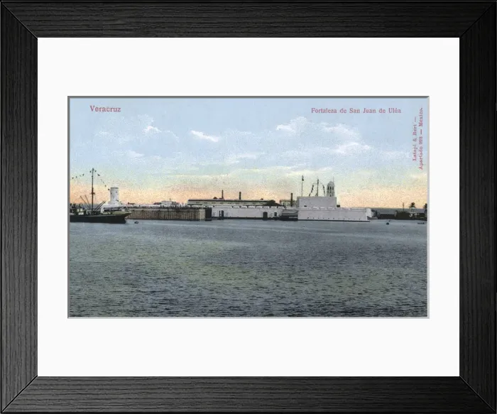 Framed Print : San Juan de Ulua Fort, Veracruz, Mexico Framed Print : San Juan de Ulua Fort, Veracruz, Mexico