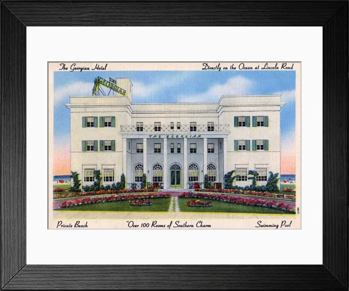 Framed Print : The Georgian Hotel, Miami Beach, Florida, USA Framed Print : The Georgian Hotel, Miami Beach, Florida, USA
