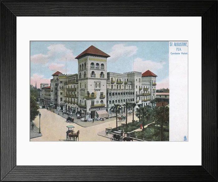 Framed Print : Cordova Hotel, St Augustine, Florida, USA Framed Print : Cordova Hotel, St Augustine, Florida, USA