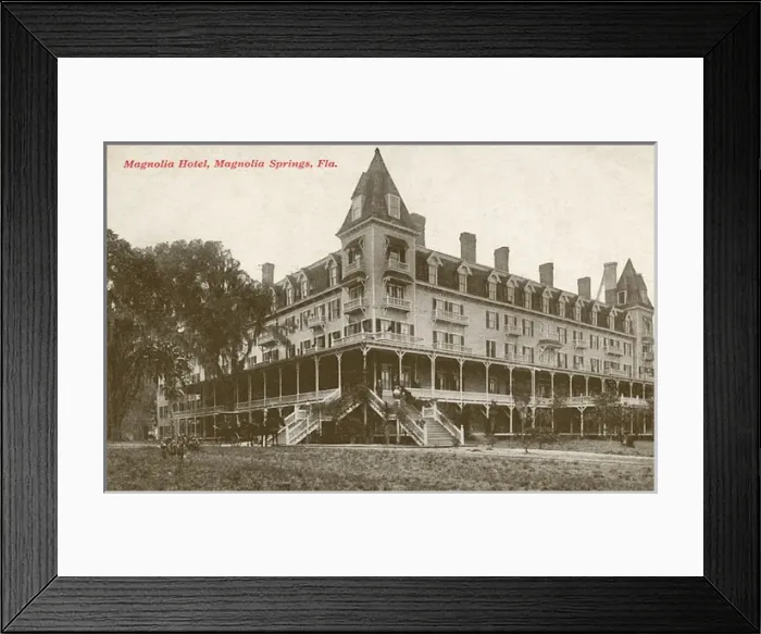 Framed Print : Magnolia Hotel, Magnolia Springs, Florida, USA Framed Print : Magnolia Hotel, Magnolia Springs, Florida, USA