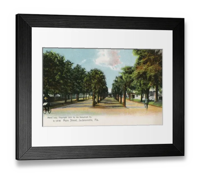 Framed Print : Main Street, Jacksonville, Florida, USA