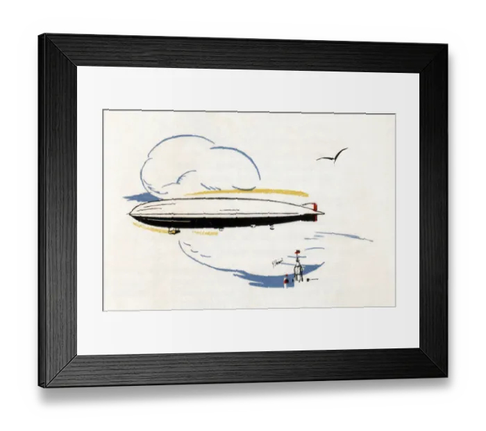 Framed Print : A large airship Framed Print : A large airship