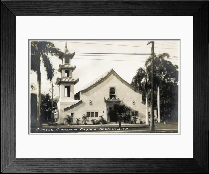 Framed Print : Chinese Christian Church, Honolulu, Hawaii, USA Framed Print : Chinese Christian Church, Honolulu, Hawaii, USA