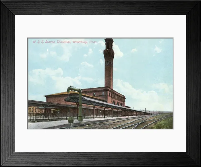 Framed Print : Waterbury Union Station, Waterbury, Connecticut, USA Framed Print : Waterbury Union Station, Waterbury, Connecticut, USA
