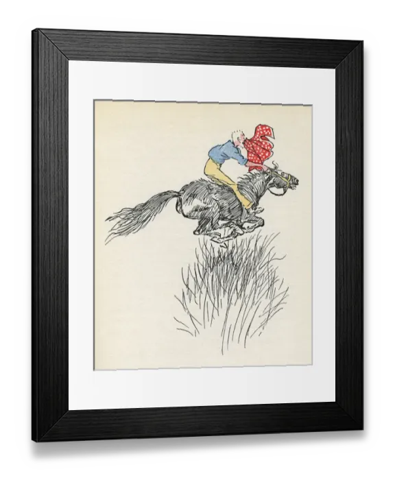 Framed Print : Illustration, Mrs Ticklers Caravan Framed Print : Illustration, Mrs Ticklers Caravan