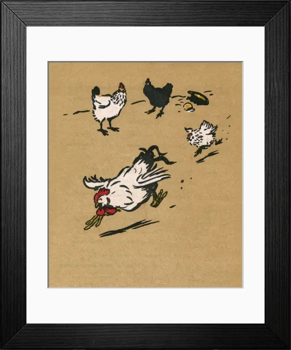 Framed Print : Illustration by Cecil Aldin, Cock-O-Lorum Framed Print : Illustration by Cecil Aldin, Cock-O-Lorum
