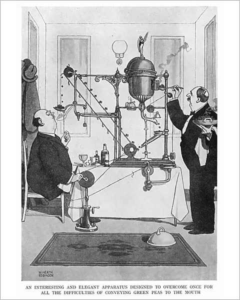 Pea Apparatus by William Heath Robinson