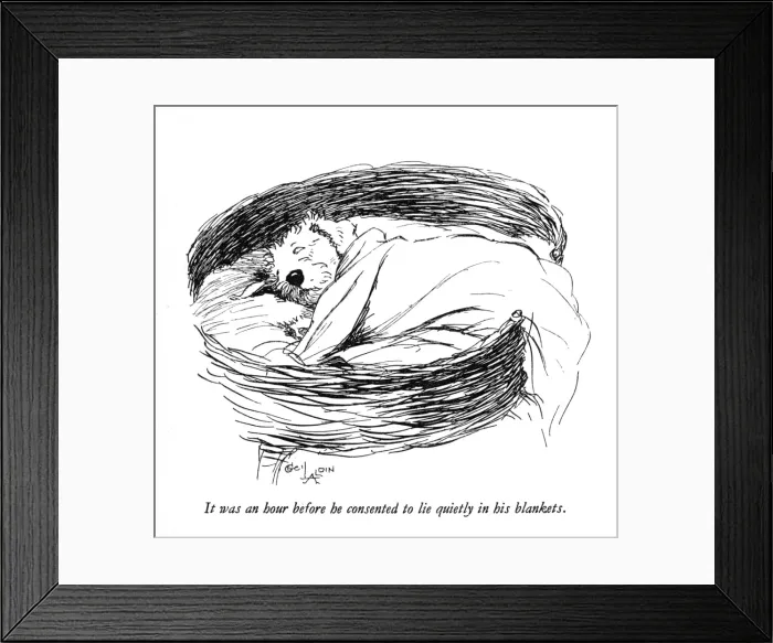 Framed Print : Illustration of a Sealyham terrier by Cecil Aldin Framed Print : Illustration of a Sealyham terrier by Cecil Aldin