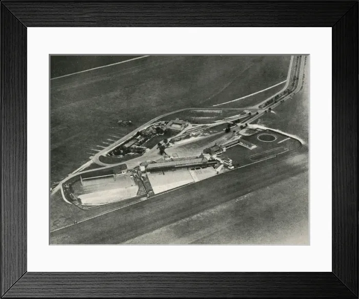 Framed Print : Newmarket Racecourse from the air Framed Print : Newmarket Racecourse from the air
