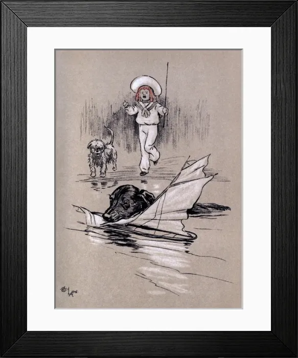 Framed Print : Illustration by Cecil Aldin, The Snob Framed Print : Illustration by Cecil Aldin, The Snob