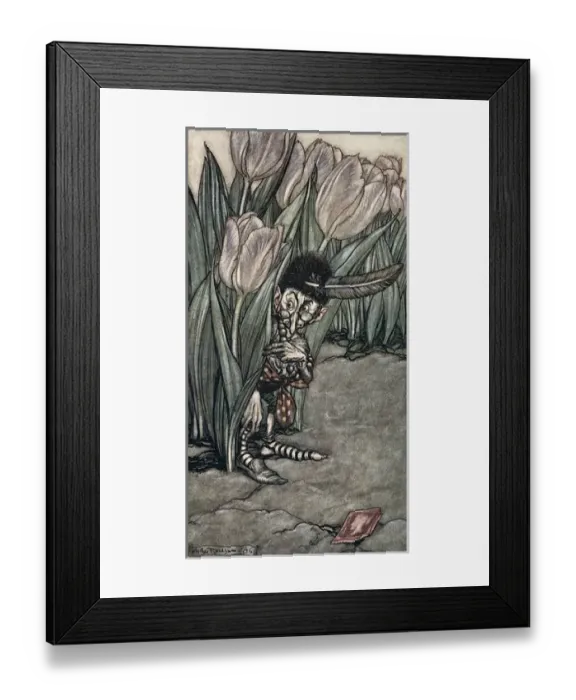 Framed Print : Illustration, Peter Pan in Kensington Gardens Framed Print : Illustration, Peter Pan in Kensington Gardens