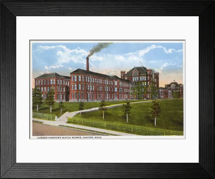 Framed Print : Dueber-Hampton Watch Works, Canton, Ohio, USA Framed Print : Dueber-Hampton Watch Works, Canton, Ohio, USA