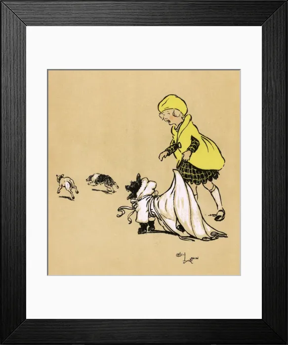 Framed Print : Illustration by Cecil Aldin, Us Framed Print : Illustration by Cecil Aldin, Us