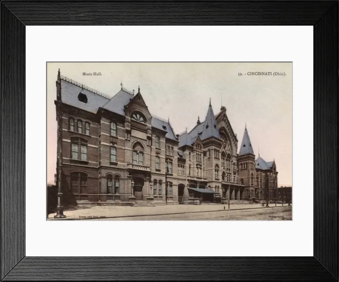 Framed Print : Music Hall building, Cincinnati, Ohio, USA Framed Print : Music Hall building, Cincinnati, Ohio, USA