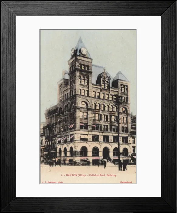 Framed Print : Callahan Bank Building, Dayton, Ohio, USA Framed Print : Callahan Bank Building, Dayton, Ohio, USA