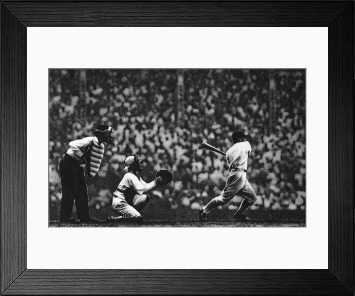 Framed Print : Three Japanese baseball players Framed Print : Three Japanese baseball players
