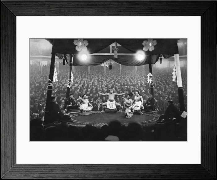 Framed Print : A Sumo contest Framed Print : A Sumo contest