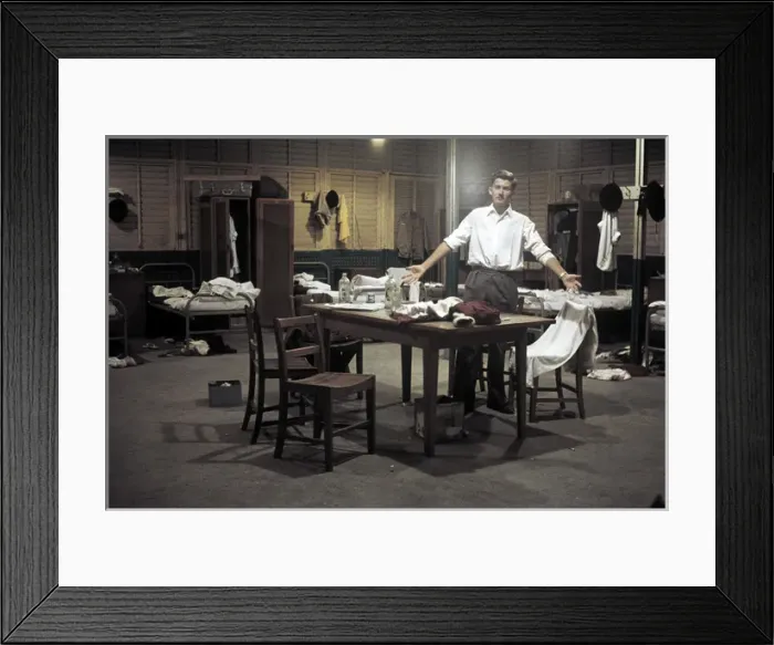 Framed Print : Barrack Room Aden Framed Print : Barrack Room Aden