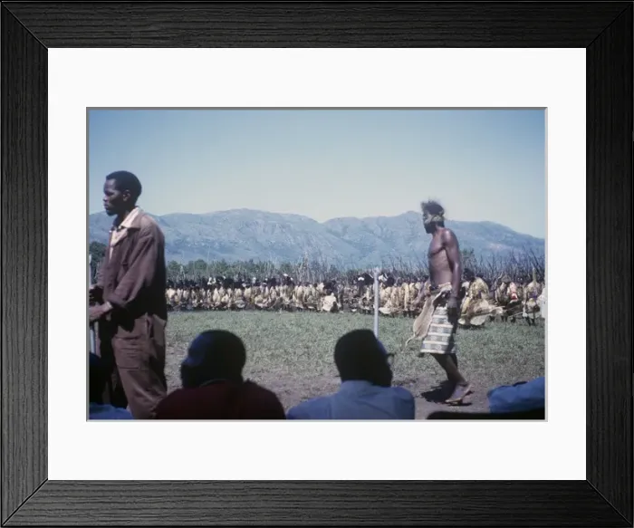 Framed Print : Swaziland Date: 1966 Framed Print : Swaziland Date: 1966