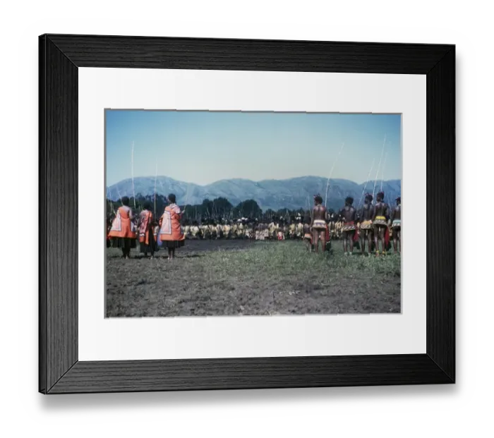 Framed Print : Swaziland Date: 1966 Framed Print : Swaziland Date: 1966