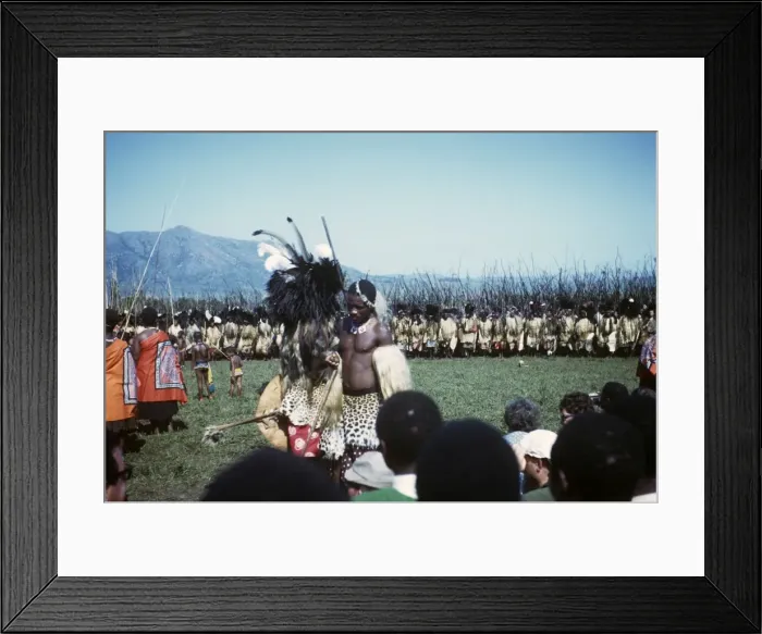 Framed Print : Swaziland Date: 1966 Framed Print : Swaziland Date: 1966