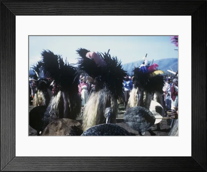 Framed Print : Swaziland Date: 1966 Framed Print : Swaziland Date: 1966