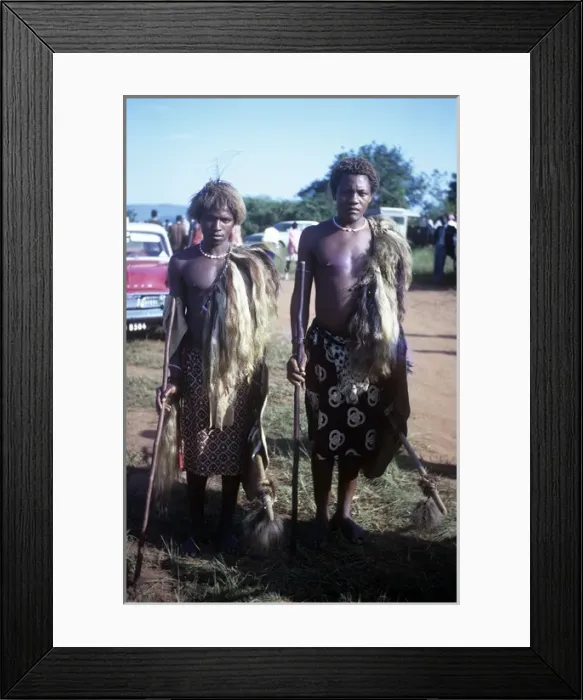 Framed Print : Swaziland Date: 1966 Framed Print : Swaziland Date: 1966