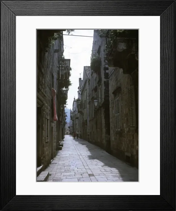Framed Print : Streets in Dubrovnik Framed Print : Streets in Dubrovnik