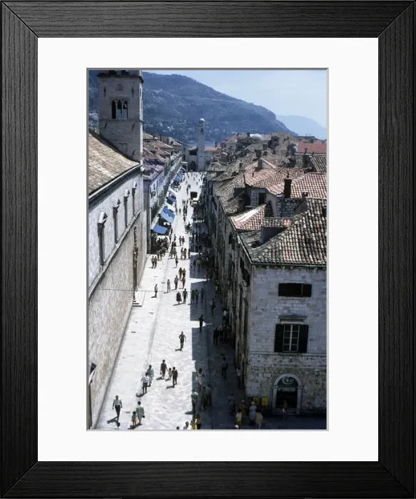 Framed Print : Streets in Dubrovnik Framed Print : Streets in Dubrovnik