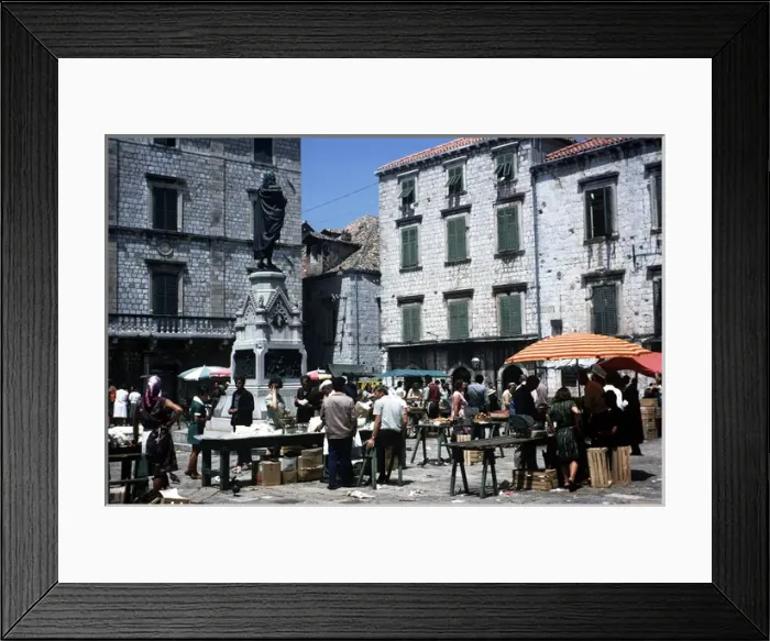 Framed Print : Streets in Dubrovnik Framed Print : Streets in Dubrovnik