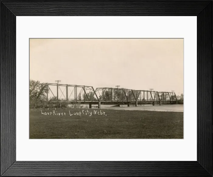 Framed Print : Loup River, Loup City, Nebraska, USA Framed Print : Loup River, Loup City, Nebraska, USA