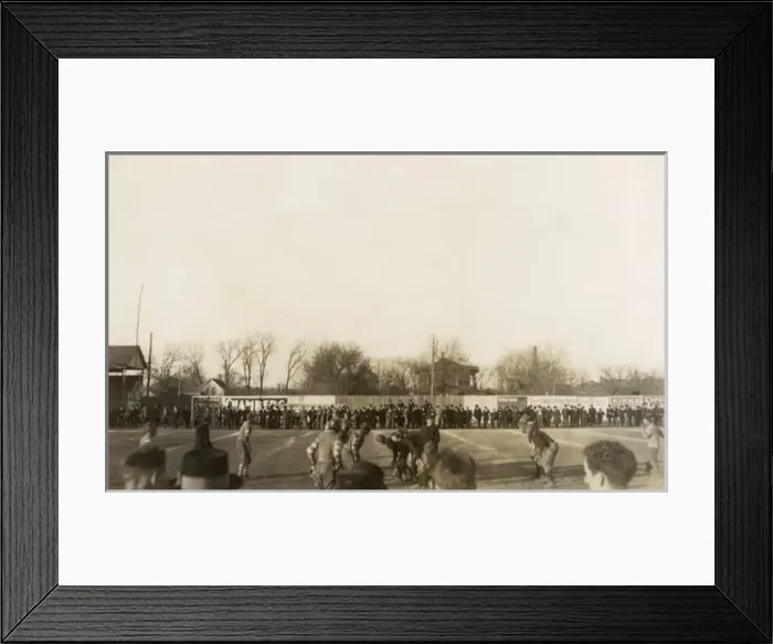 Framed Print : Football match in York, Nebraska, USA Framed Print : Football match in York, Nebraska, USA