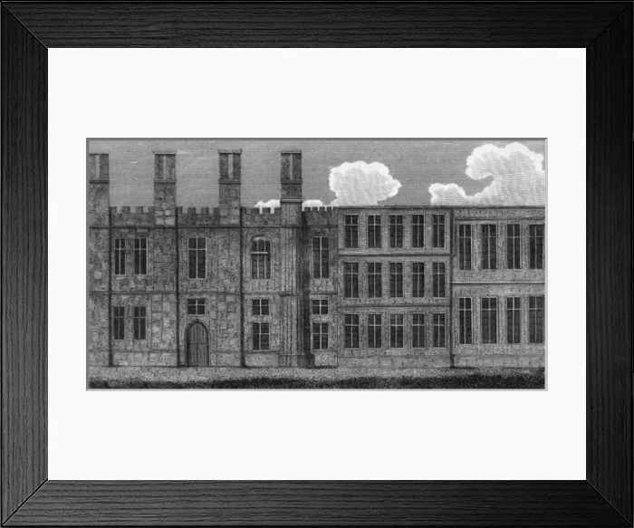 Framed Print : Manor house at Chelsea, built by Henry VIII Framed Print : Manor house at Chelsea, built by Henry VIII